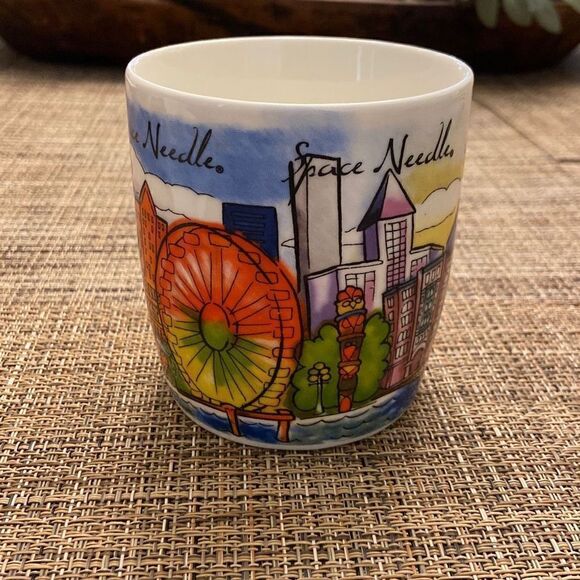 Seattle WA Space Needle Skyline Souvenir Gift Collection Coffee Mug 2015 - Picture 2 of 5